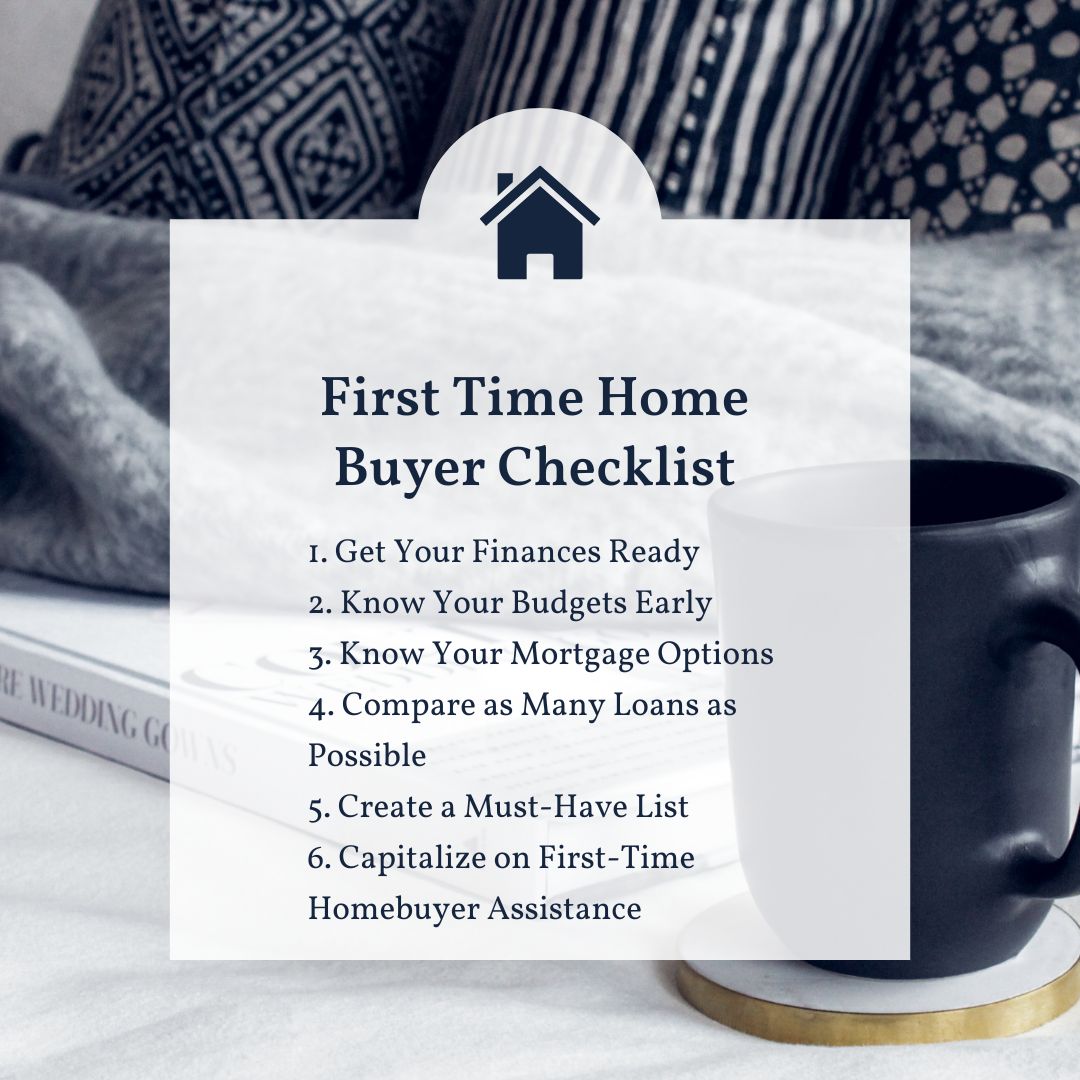 Blue First Time Home Buyer Checklist Instagram Post